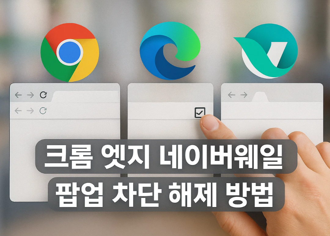 팝업 차단 해제