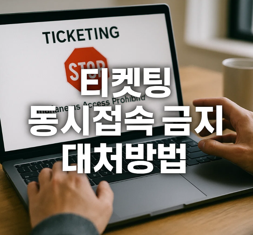티켓팅 동시접속 금지